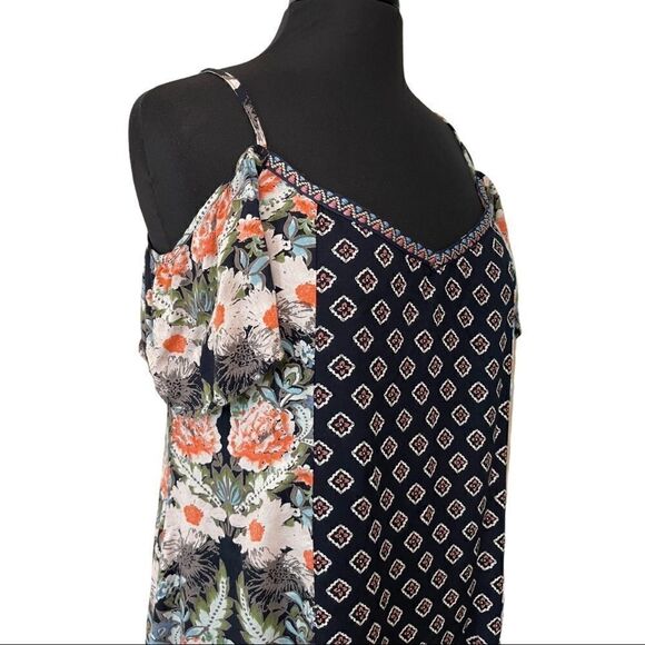 BAND Of Gypsies Cold Shoulder Mini Dress Sz M - Picture 5 of 14